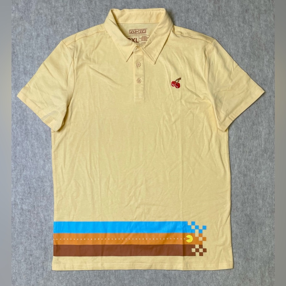 Pac-Man Loot Crate Exclusive Polo, Size 2XL